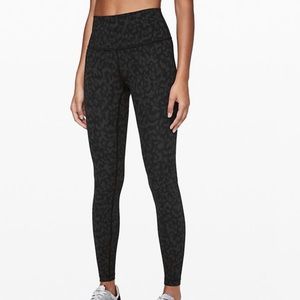 Lululemon align navy leopard leggings